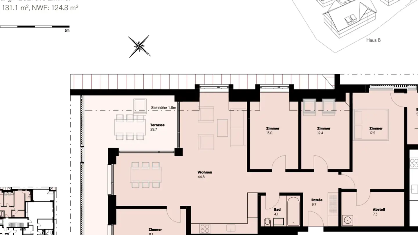 Wohnung mieten - Berggasse 25, 8332 Russikon - Foto 3