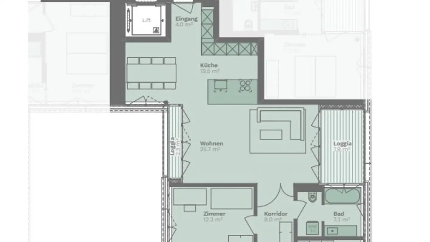 Chambre à louer - Limmatstrasse 73, 8005 Zürich - Photo 4