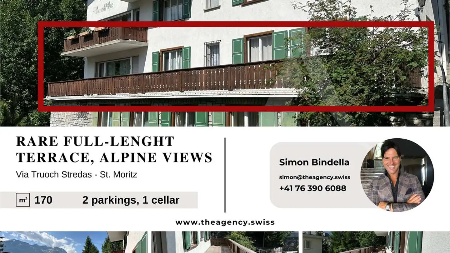 Furnished apartment for sale - Truoch Stredas 2, 7500 St. Moritz - Photo 2