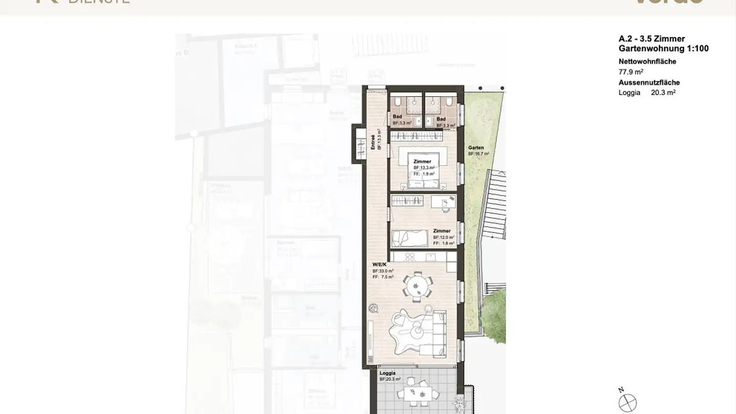 Wohnung kaufen - Rosengartenstrasse, 9214 Kradolf - Foto 4