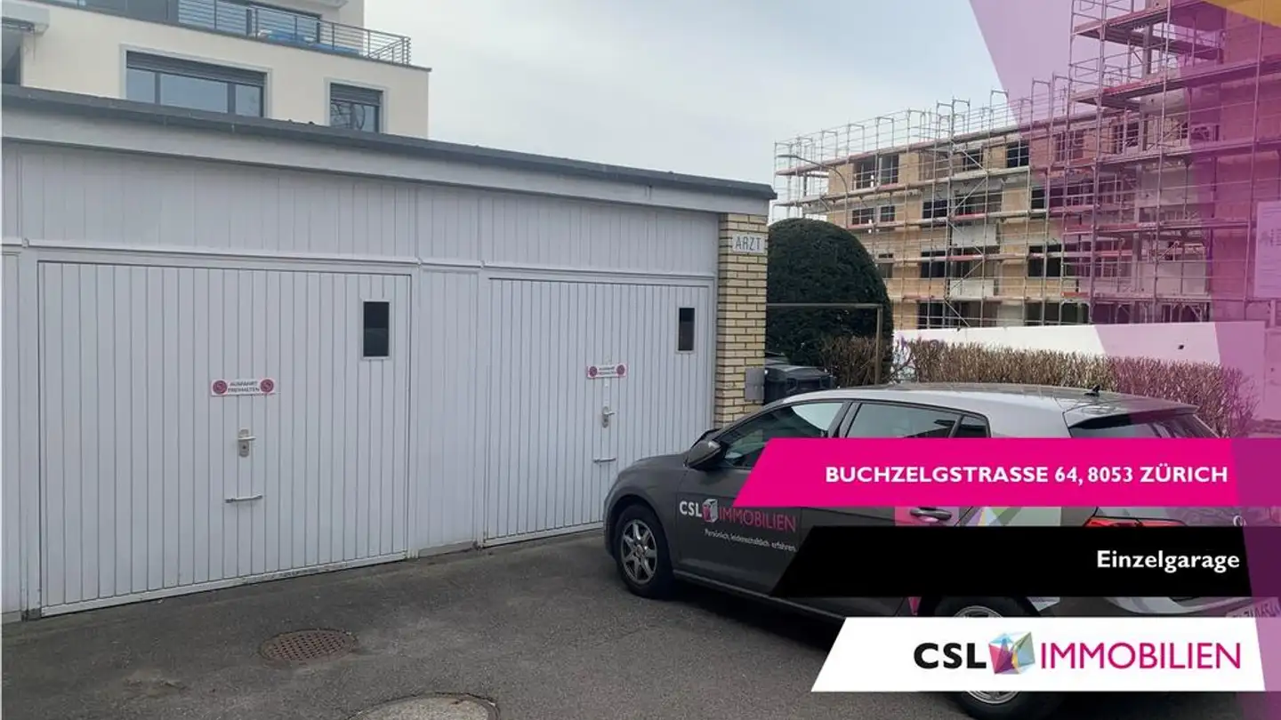 Einzelgarage mieten - Buchzelgstrasse 64, 8053 Zürich