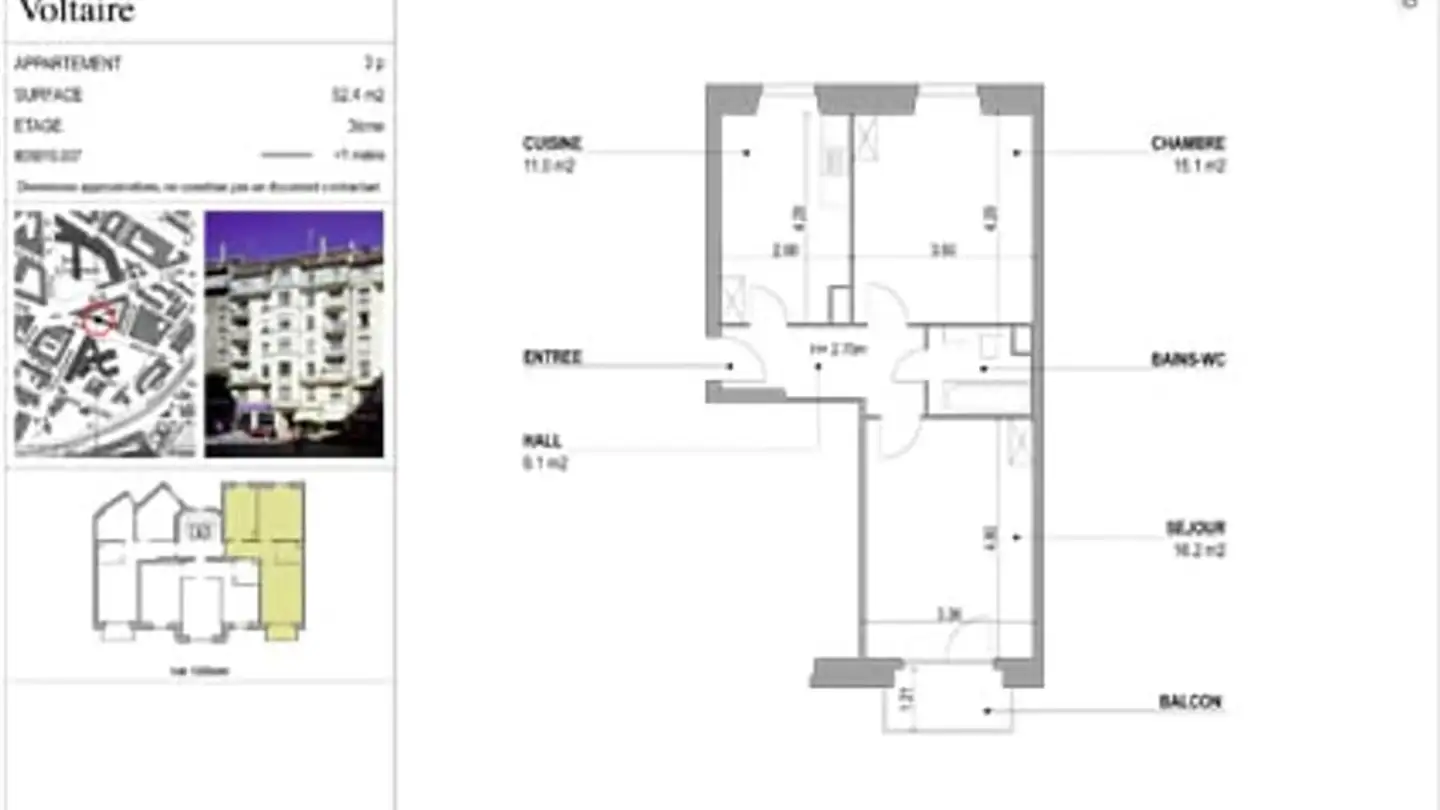 Appartamento in affitto - Rue Voltaire 28, 1201 Genève