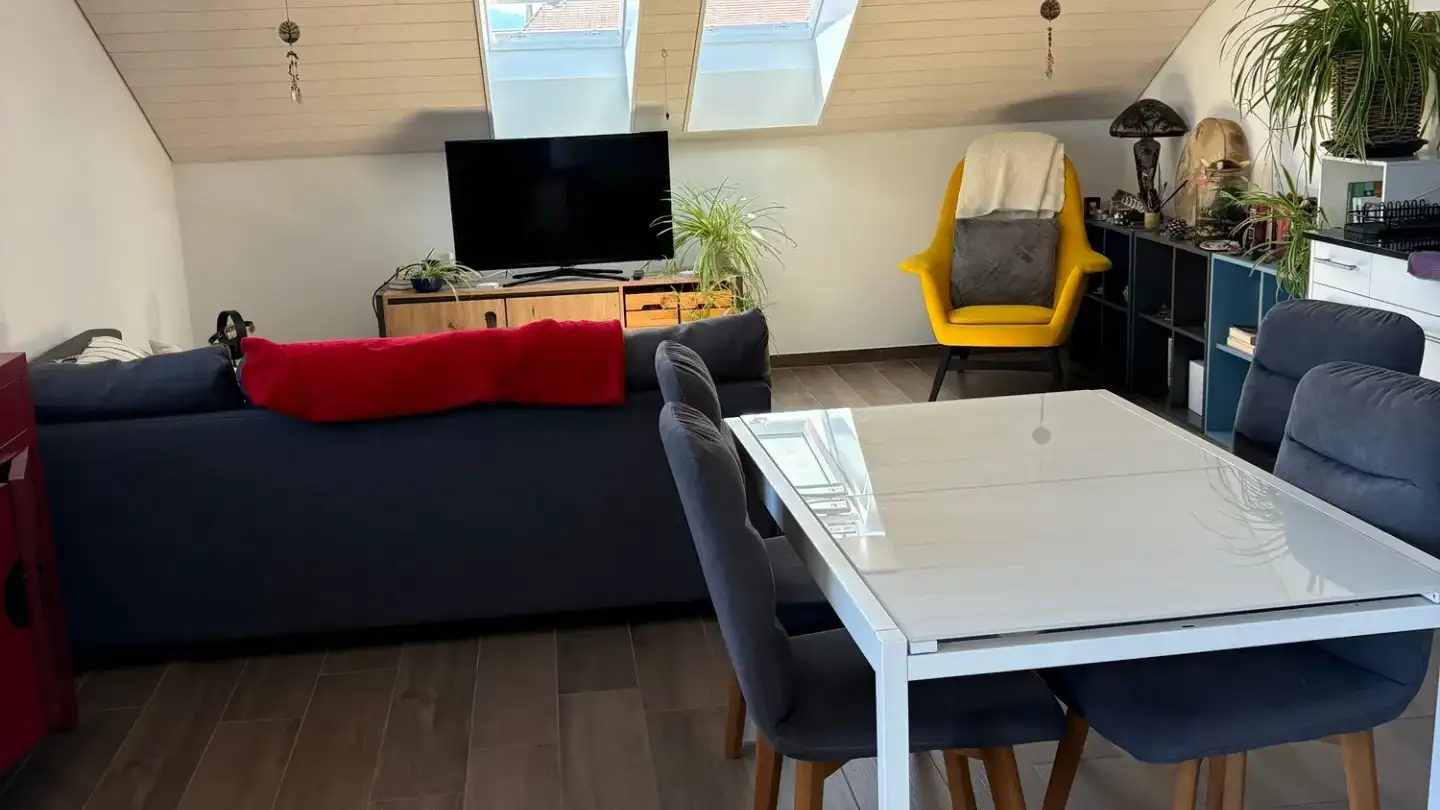 Attic flat for rent - Route De La Léchère 1, 1566 St-Aubin FR - Photo 3
