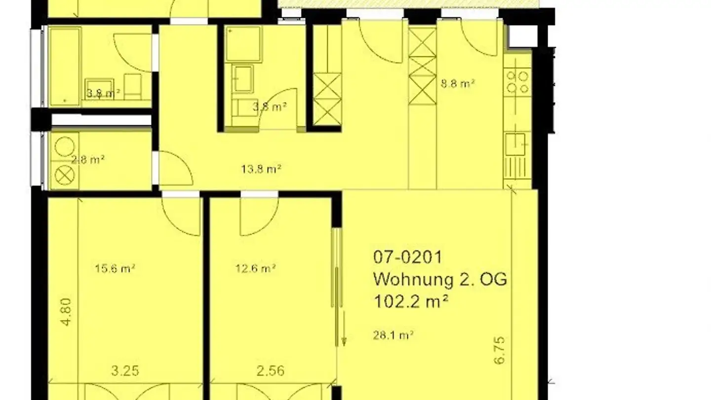 Wohnung mieten - Im Talacher 25, 8306 Brüttisellen - Foto 2