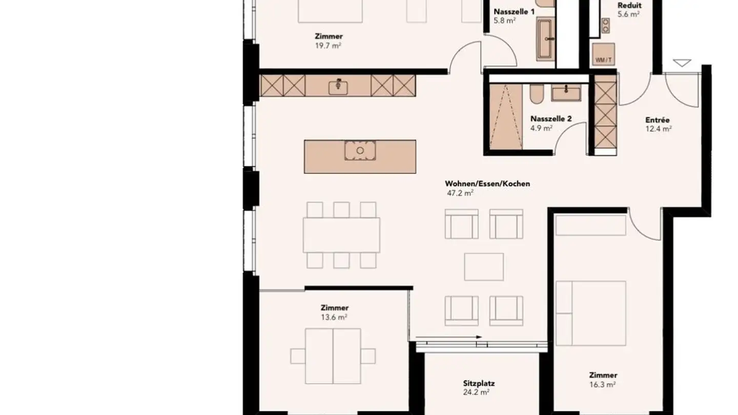 Appartement à louer - Göblistrasse, 6300 Zug - Photo 3