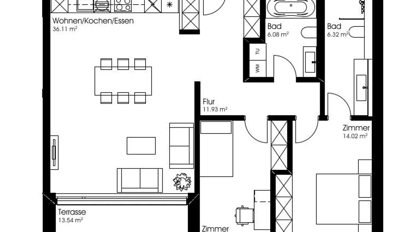Appartement à louer - Prättigauerstrasse 52a, 7265 Davos Wolfgang - Photo 2