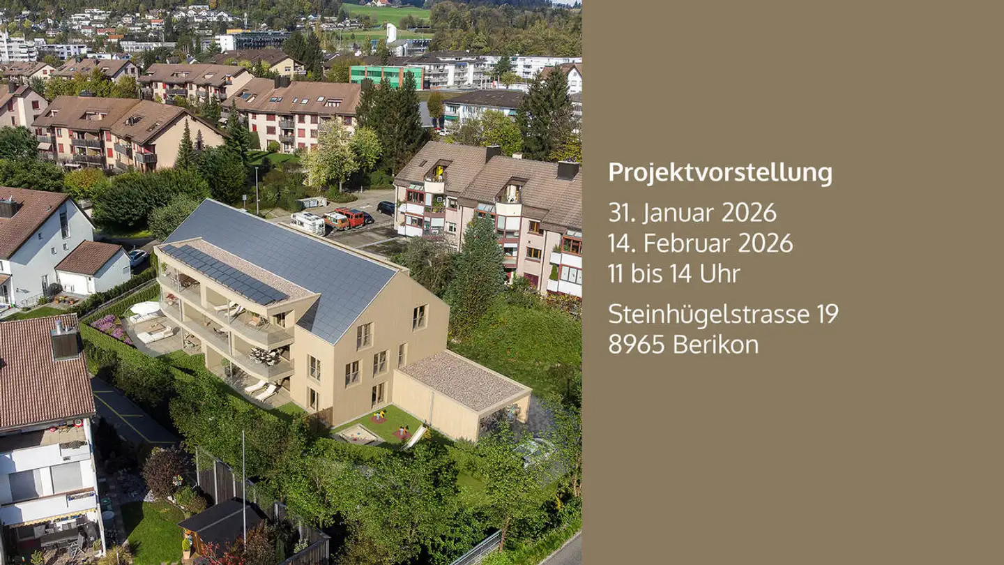 Wohnung kaufen - Steinhügelstrasse 19, 8965 Berikon