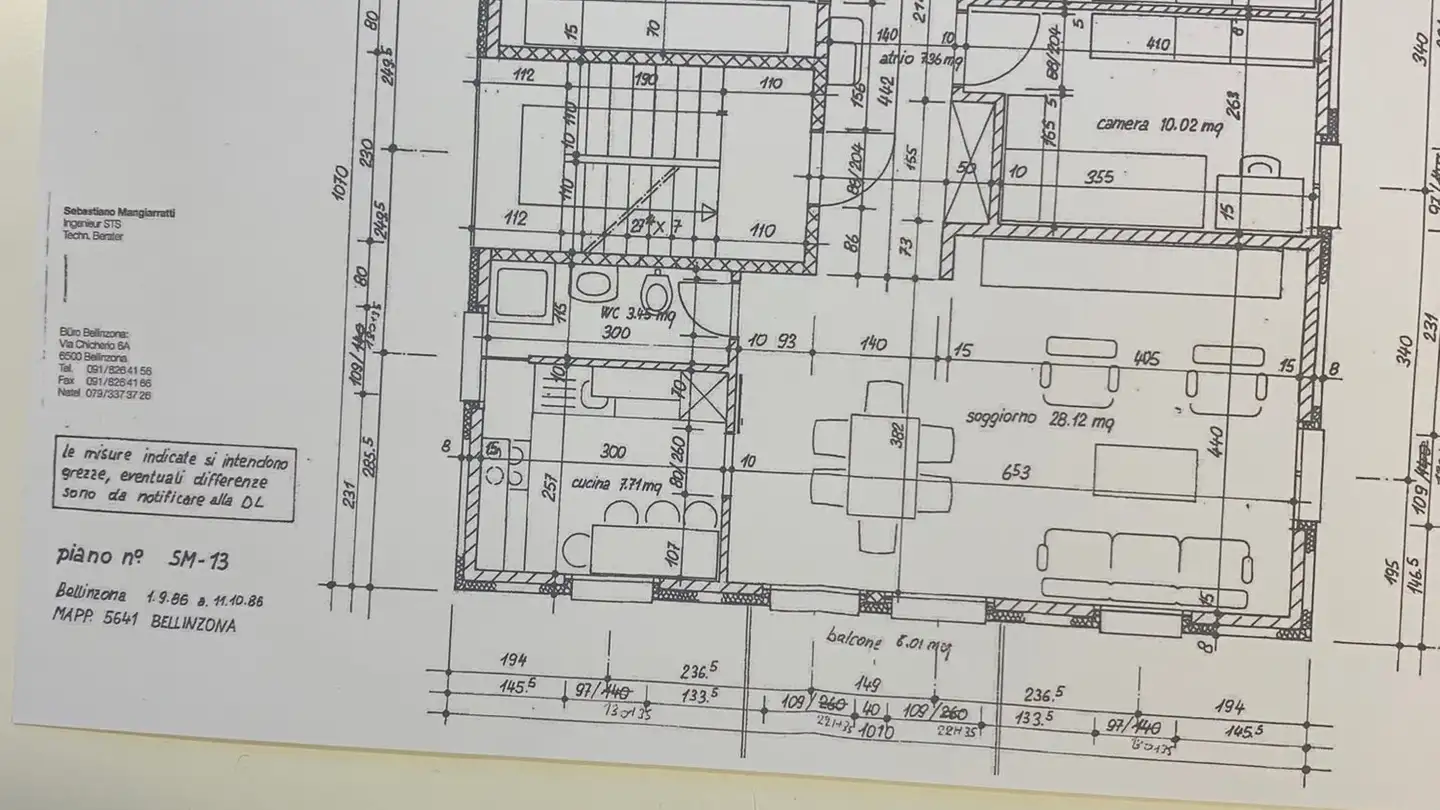 Wohnung mieten - Via San Bernardino 1, 6500 Bellinzona - Foto 4