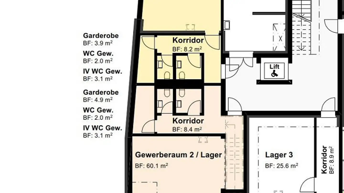 Commercial à louer - Zürcherstrasse 222, 8500 Frauenfeld - Photo 3