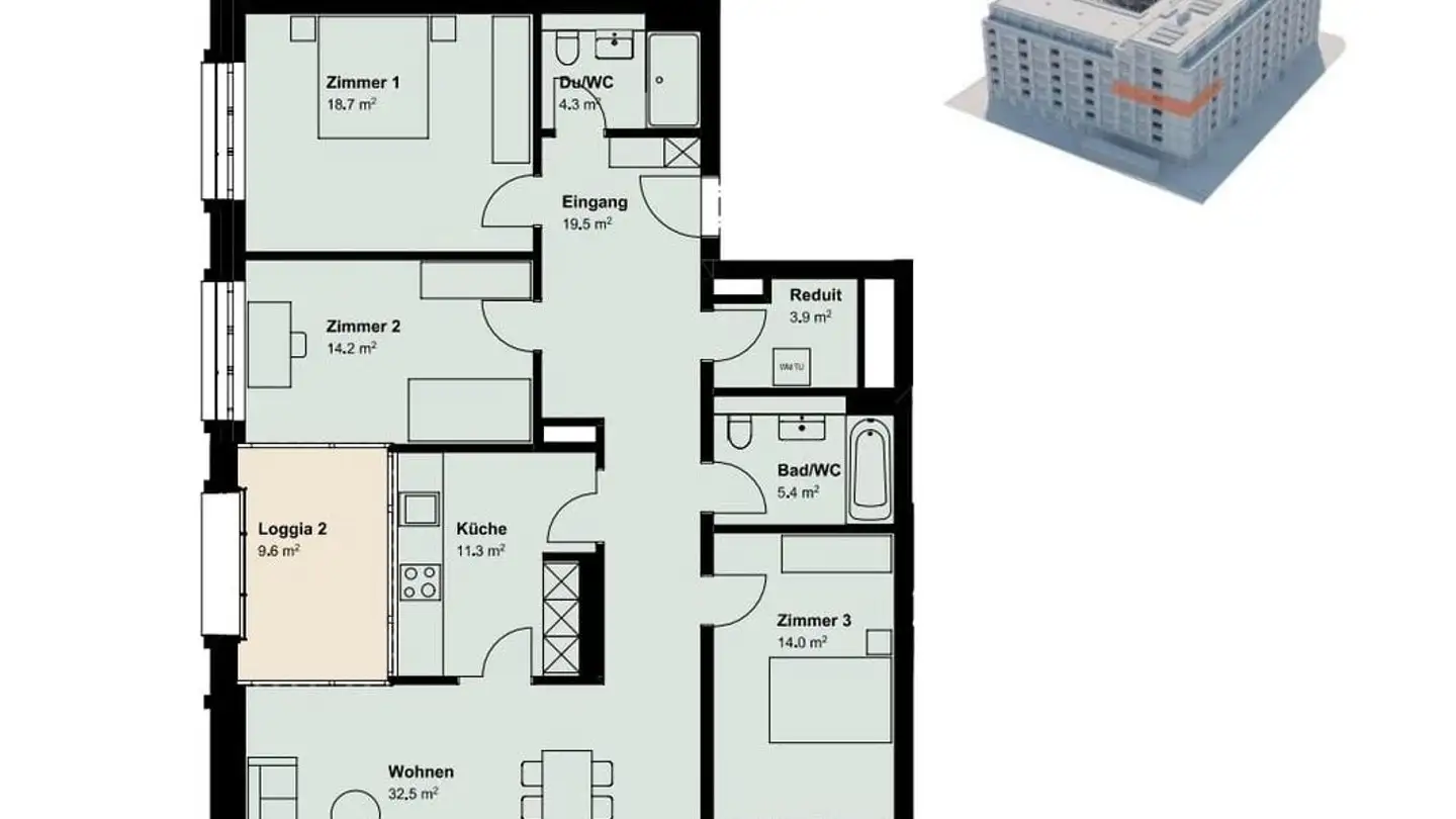 Zimmer mieten - Buckhauserstrasse 45, 8048 Zürich - Foto 4