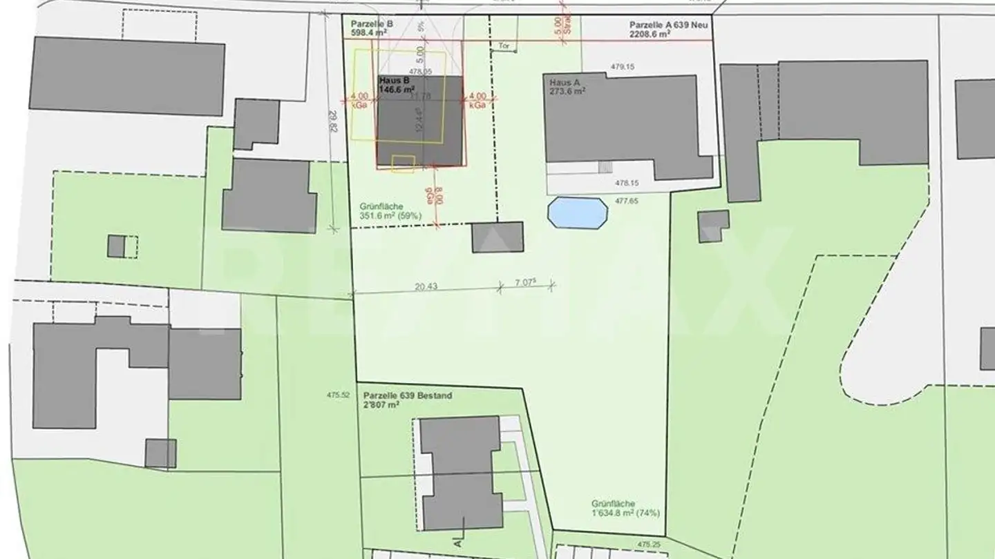 Terrain constructible à vendre - Müntschemiergasse 32, 3232 Ins
