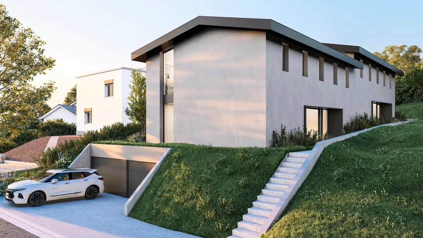 Maison en terrasse à vendre - Rue des Viviers 14, 2800 Delémont - Photo 2