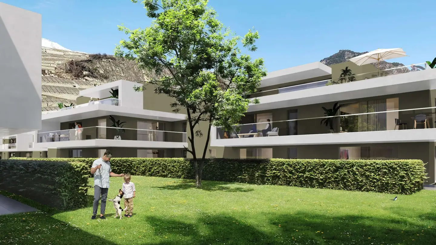 Appartement à louer - Chemin Du Clos, 1958 Uvrier - Photo 2