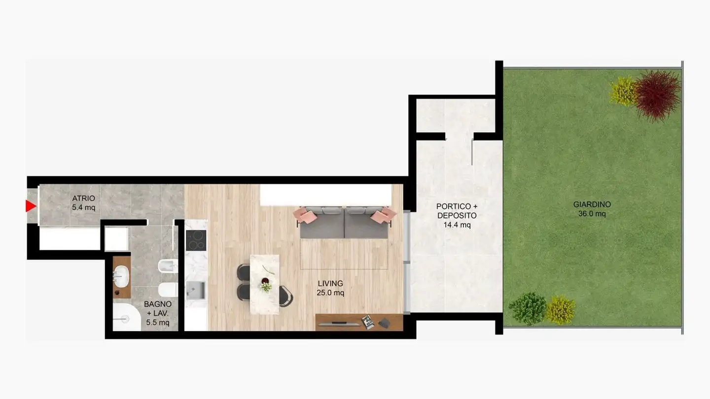 Appartamento in vendita - Via Sirana 11, 6814 Lamone