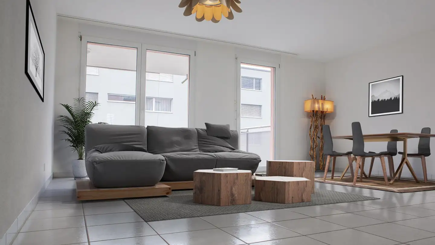 Apartment for rent - Rue Du Moulin 48, 1630 Bulle - Photo 2