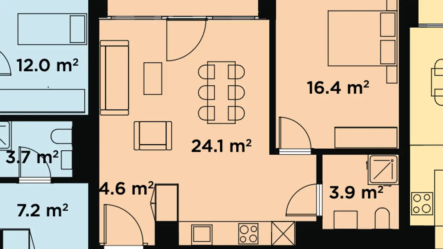 Wohnung mieten - Allée Des Cèdres, 1022 Chavannes-près-Renens
