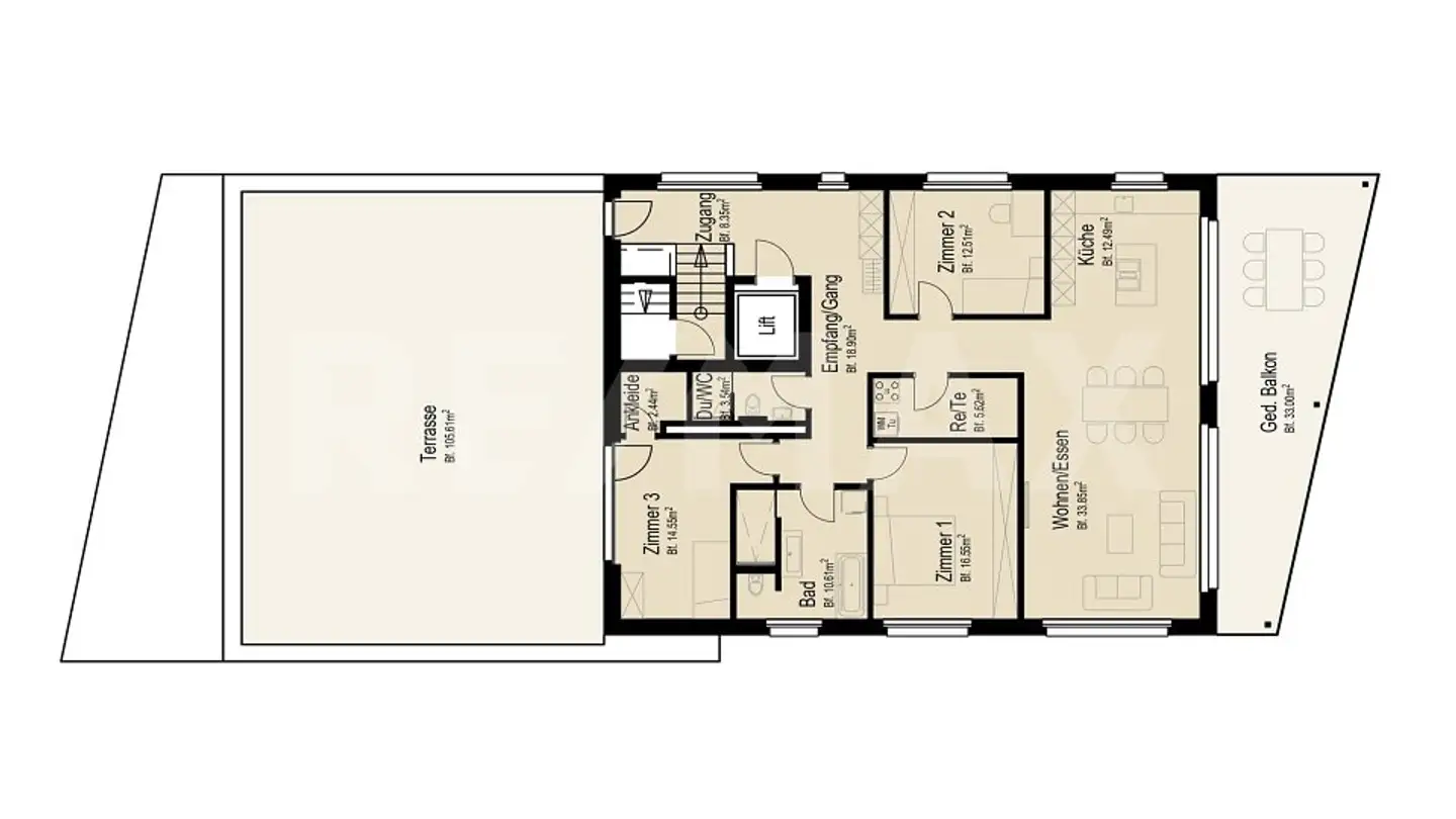 Penthouse kaufen - Gartenstrasse 21, 4332 Stein AG - Foto 2