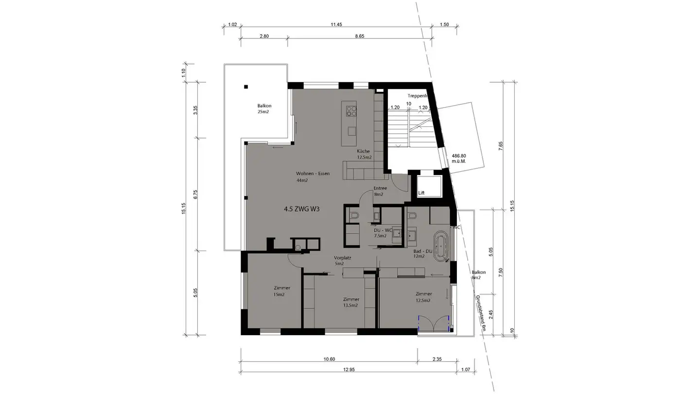 Appartamento in affitto - Rotfluhstrasse 53, 8702 Zollikon - Foto 4