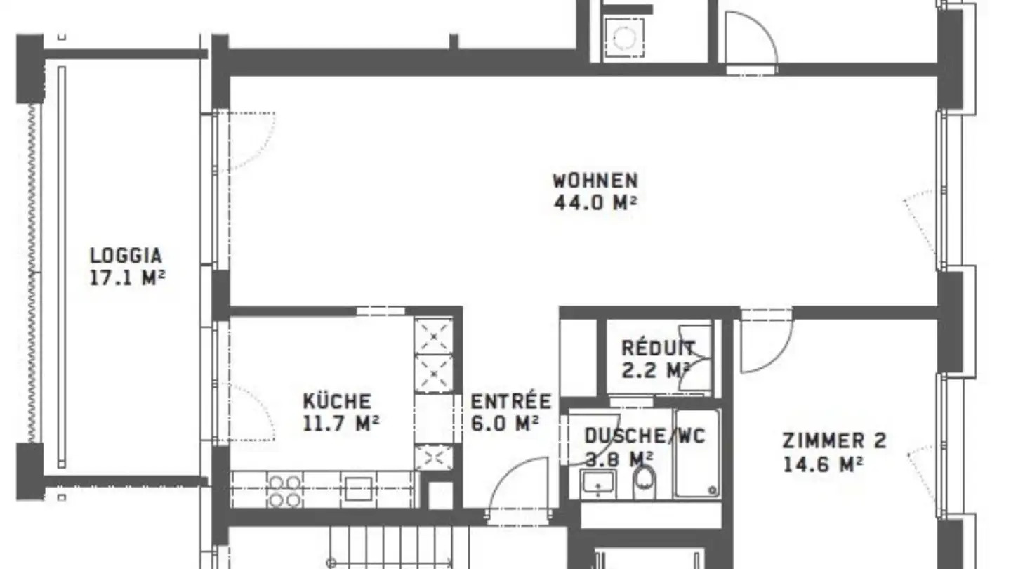 Appartement à louer - Favreweg 1, 8304 Wallisellen - Photo 2