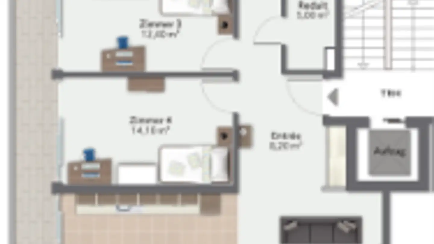 Appartement à louer - Grundhofstrasse 36, 8704 Herrliberg - Photo 2