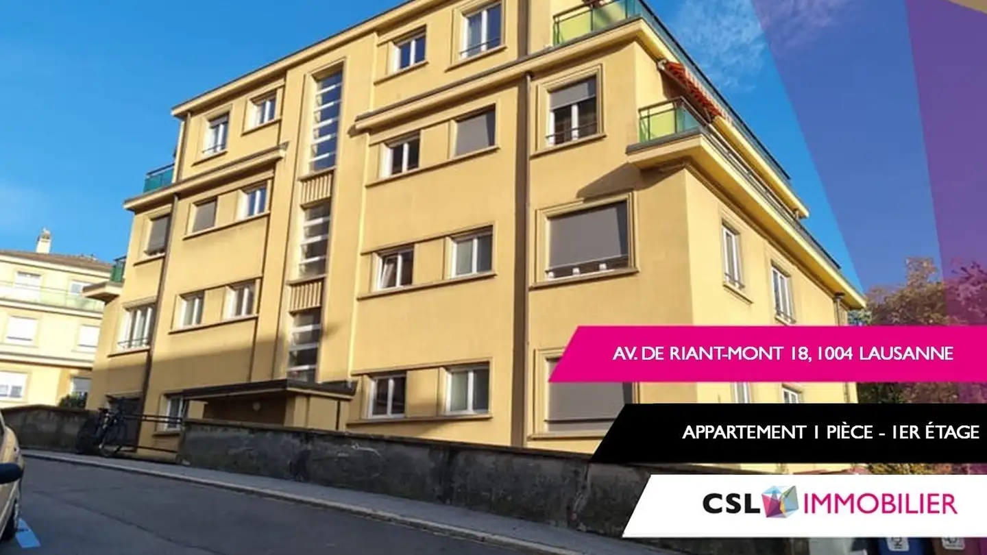 Appartamento in affitto - Avenue De Riant-Mont 18, 1004 Lausanne