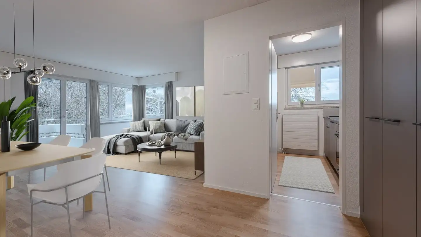 Appartement à louer - Bruggwaldstrasse 105, 9300 Wittenbach