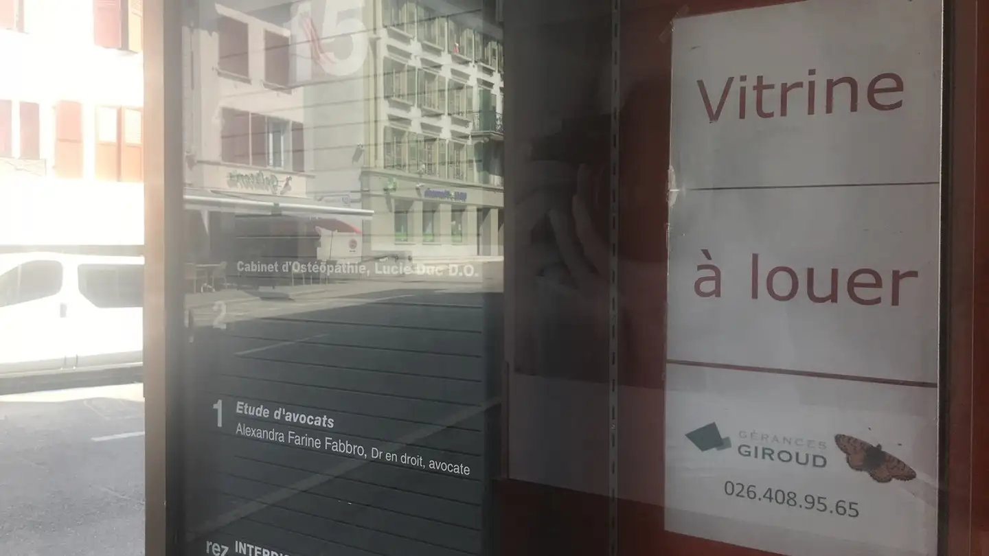 Vitrine à louer - Grand-Rue 15, 1530 Payerne