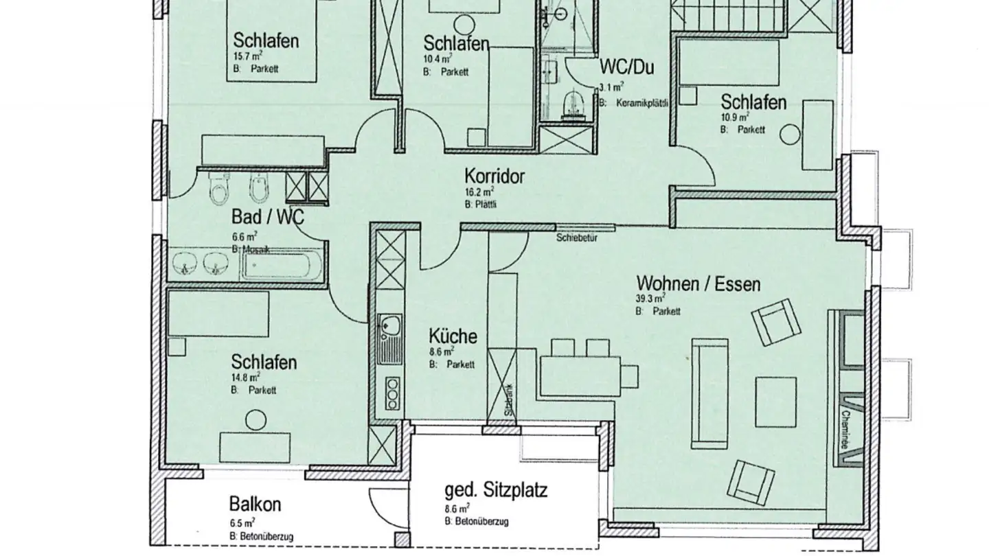 Appartamento in affitto - Altwingertstrasse 18, 8426 Lufingen - Foto 2