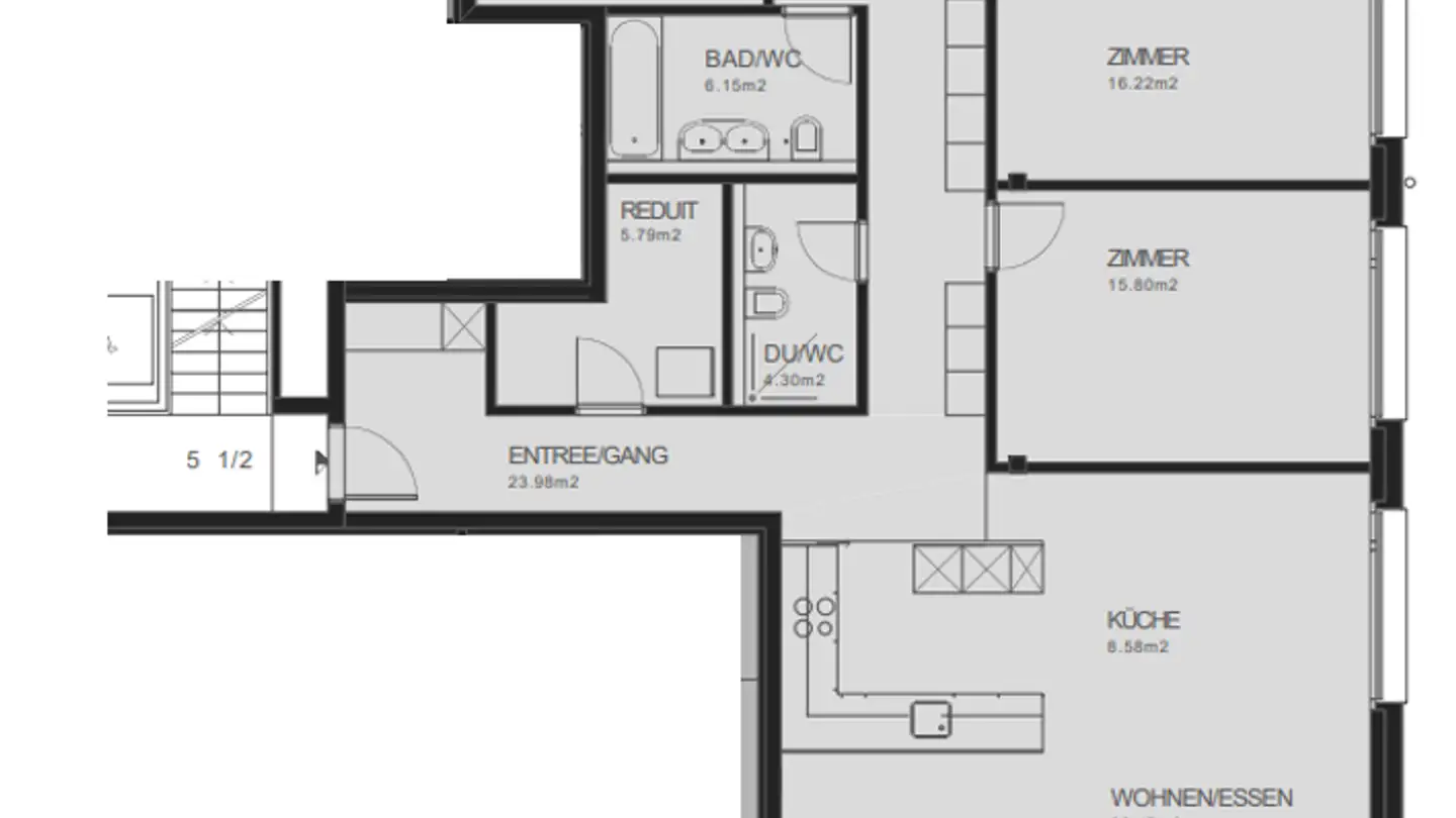 Wohnung mieten - Poststrasse 6, 6340 Baar