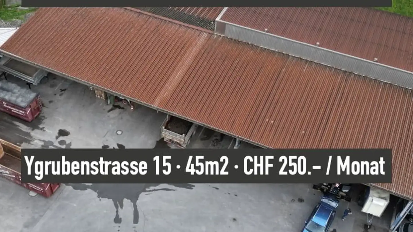 Place de parking couverte à louer - Ygrubenstrasse 15, 8750 Glarus