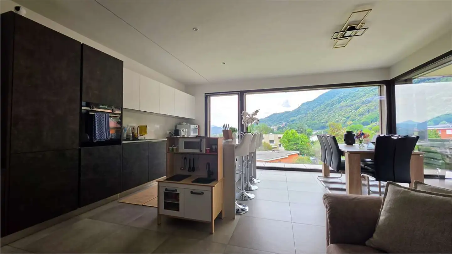 Appartement à louer - Via Al Chioso 8, 6930 Bedano - Photo 2