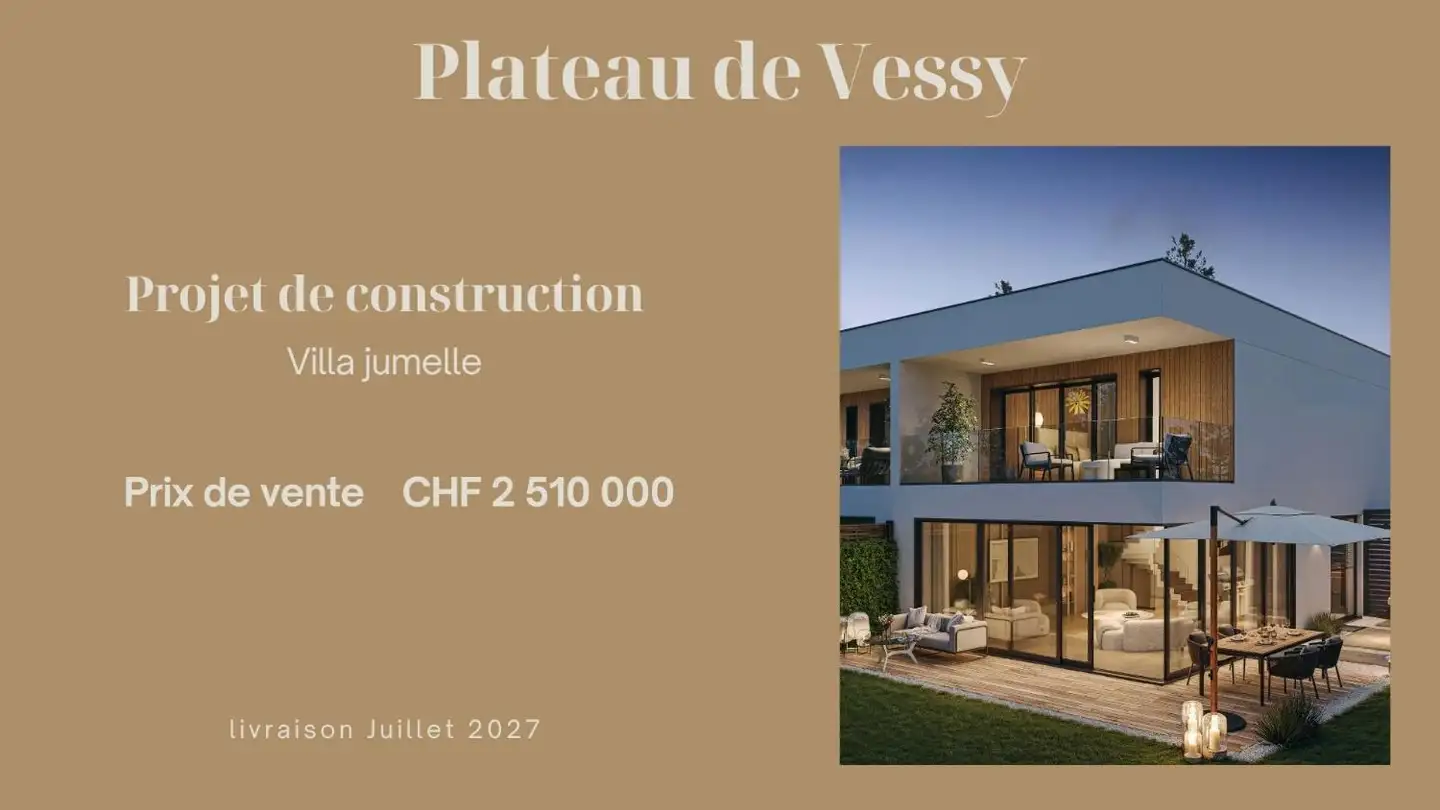 Einfamilienhaus kaufen - 1234 Vessy