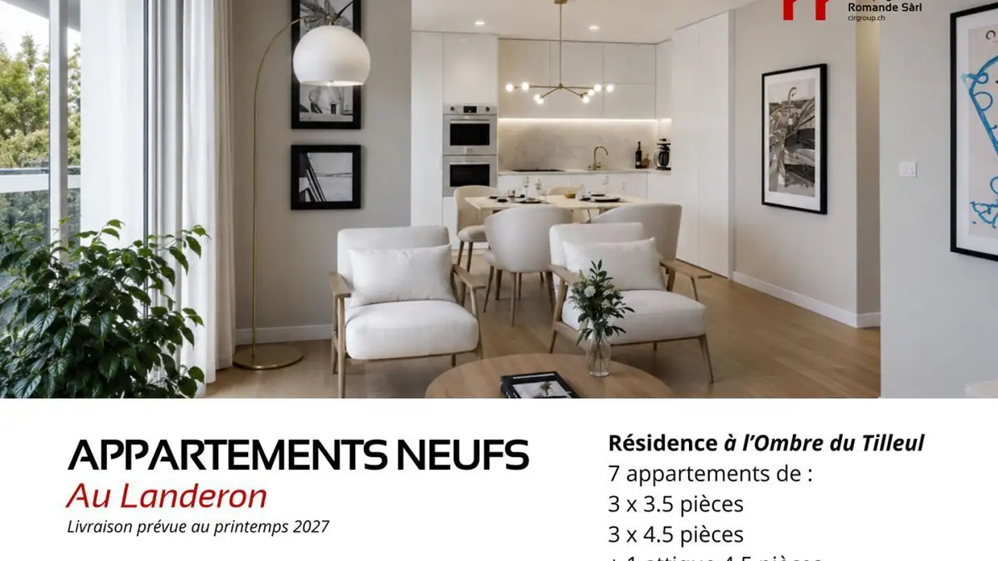 Appartement en terrasse à vendre - Les Condémines, 2525 Le Landeron