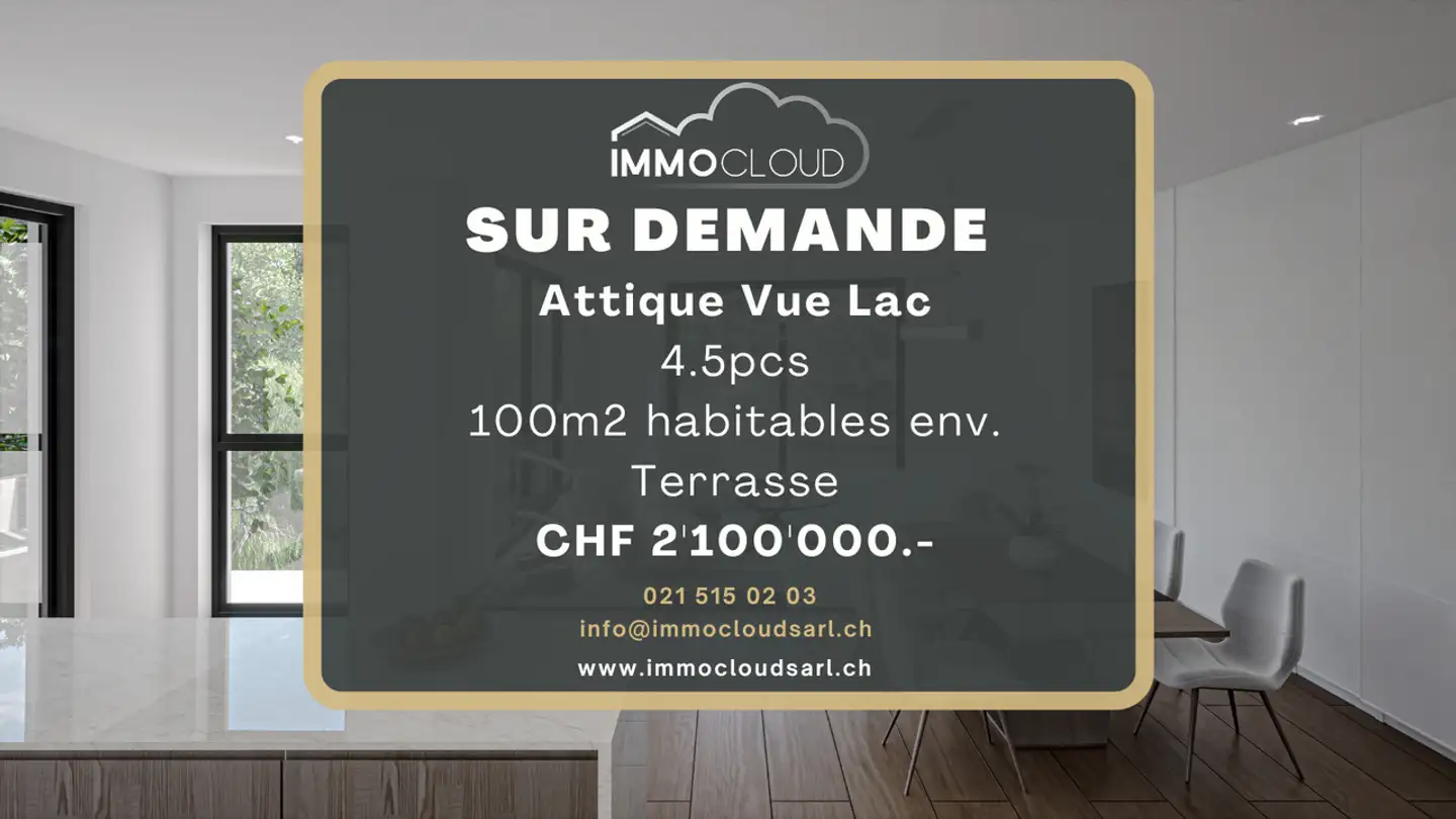 Apartment for sale - 1092 Belmont-sur-Lausanne