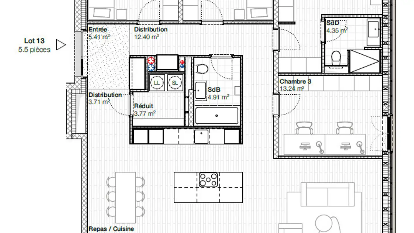 Appartamento in vendita - Rue De La Roulema 25, 1632 Riaz - Foto 4