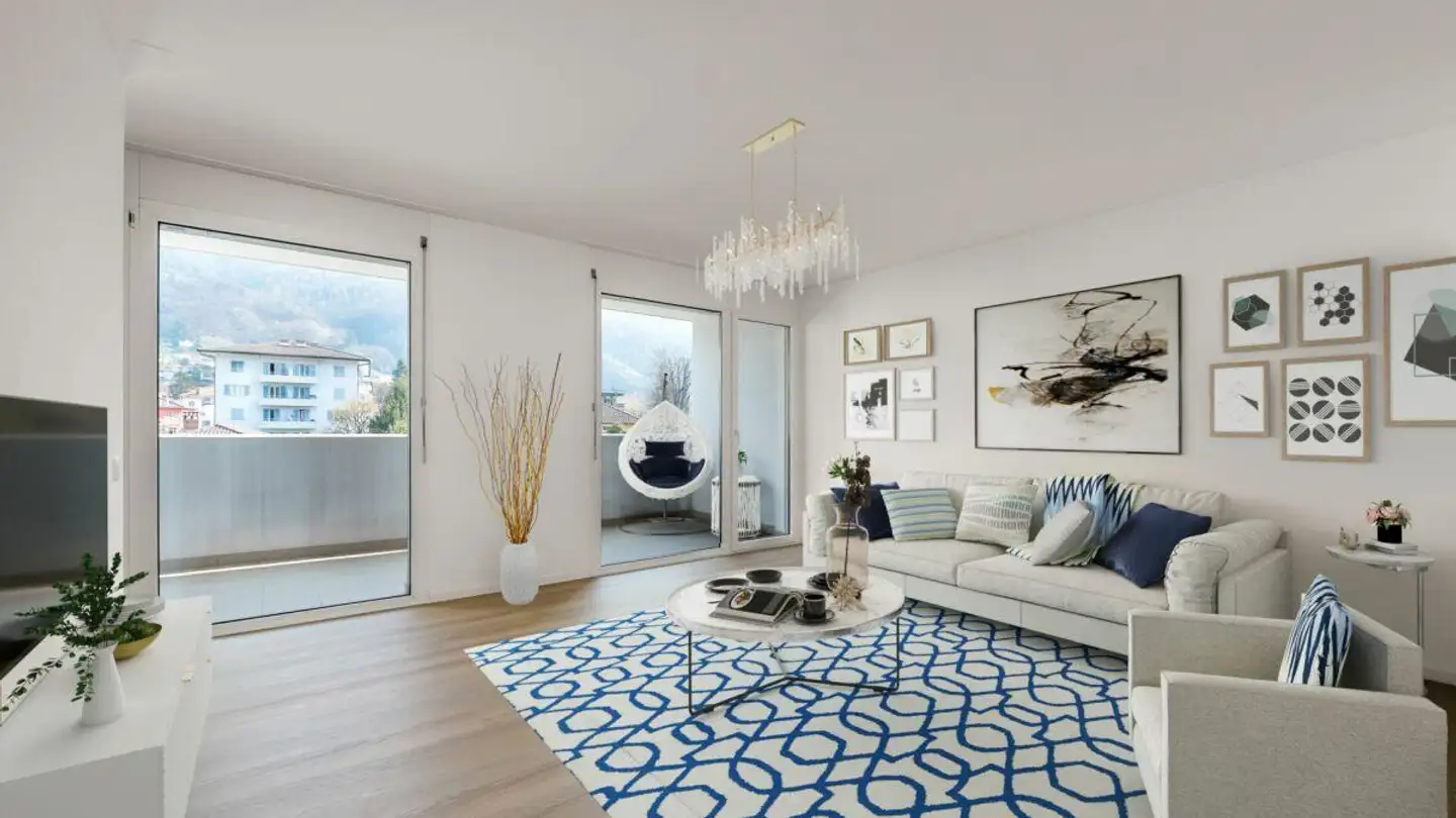 Wohnung mieten - Via Canonico Ghiringhelli 23e, 6500 Bellinzona