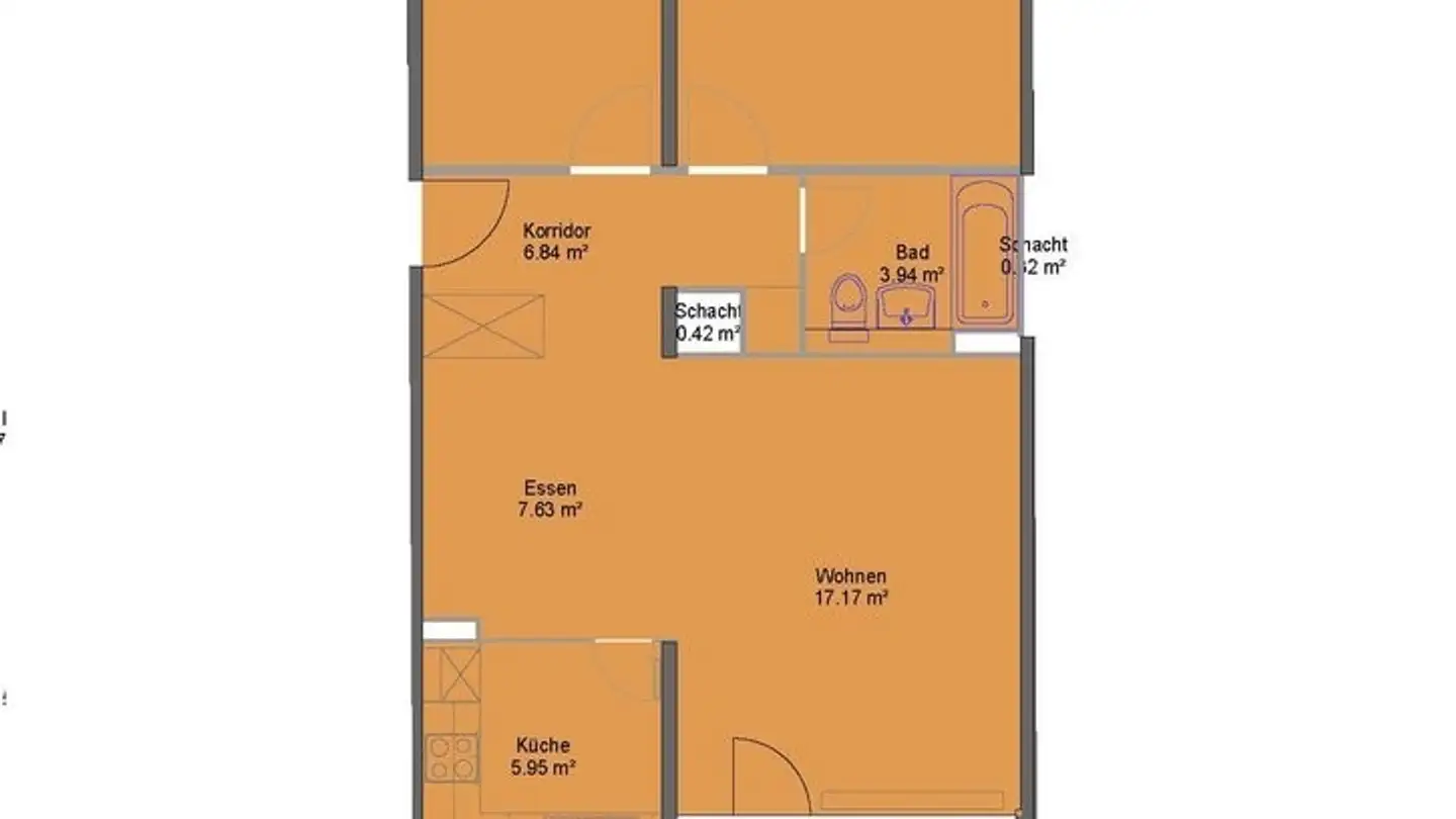 Apartment for rent - Bifangstrasse 38, 4663 Aarburg - Photo 3