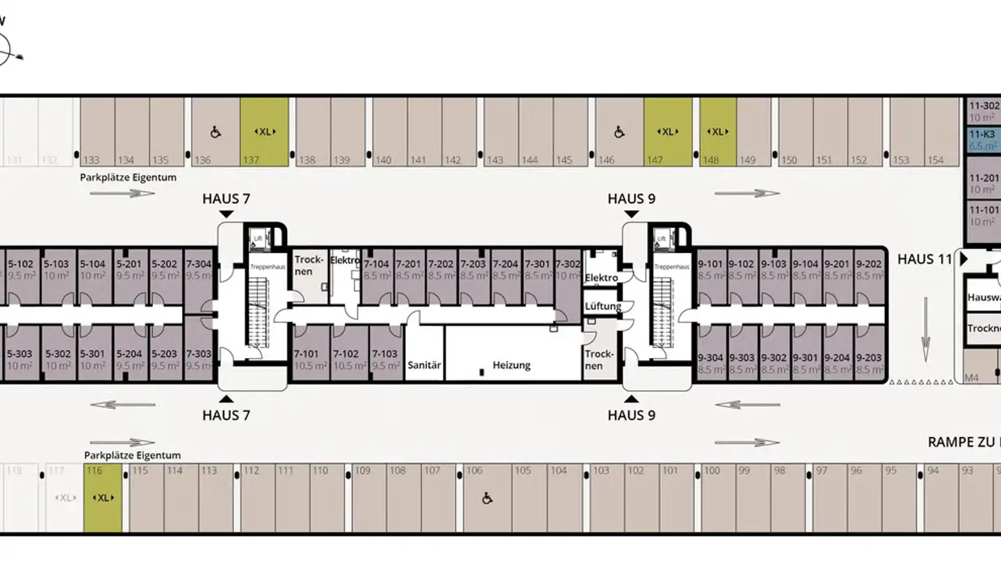 Tiefgaragenstellplatz kaufen - Webereistrasse 5, 8730 Uznach - Foto 4