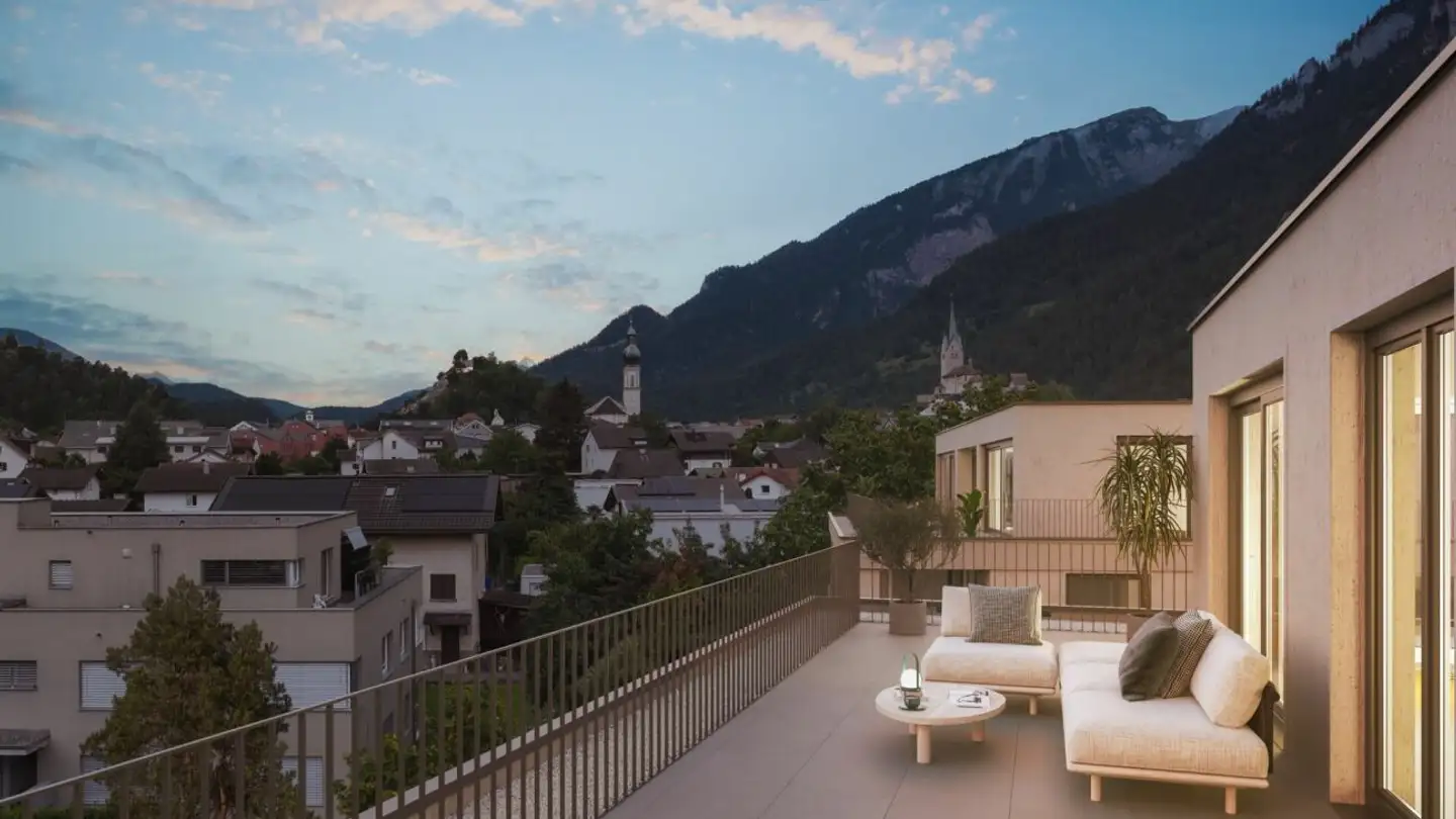 Penthouse for sale - Sut Rieven 17, 7013 Domat/Ems