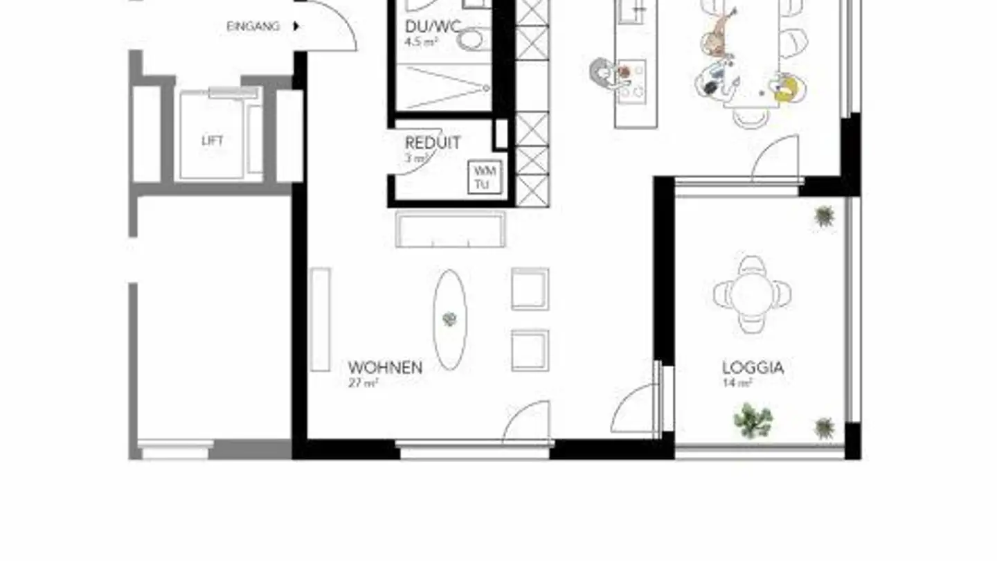 Appartamento in affitto - Burgweg 5b, 6402 Merlischachen - Foto 4