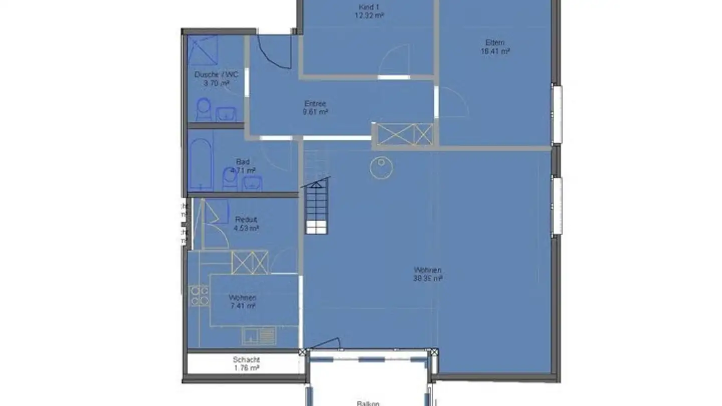 Attic flat for rent - Natternweg 11, 4852 Rothrist - Photo 3