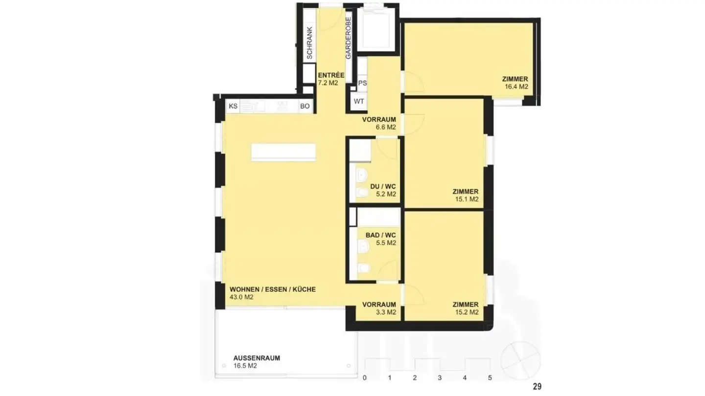 Wohnung mieten - 8302 Kloten - Foto 4
