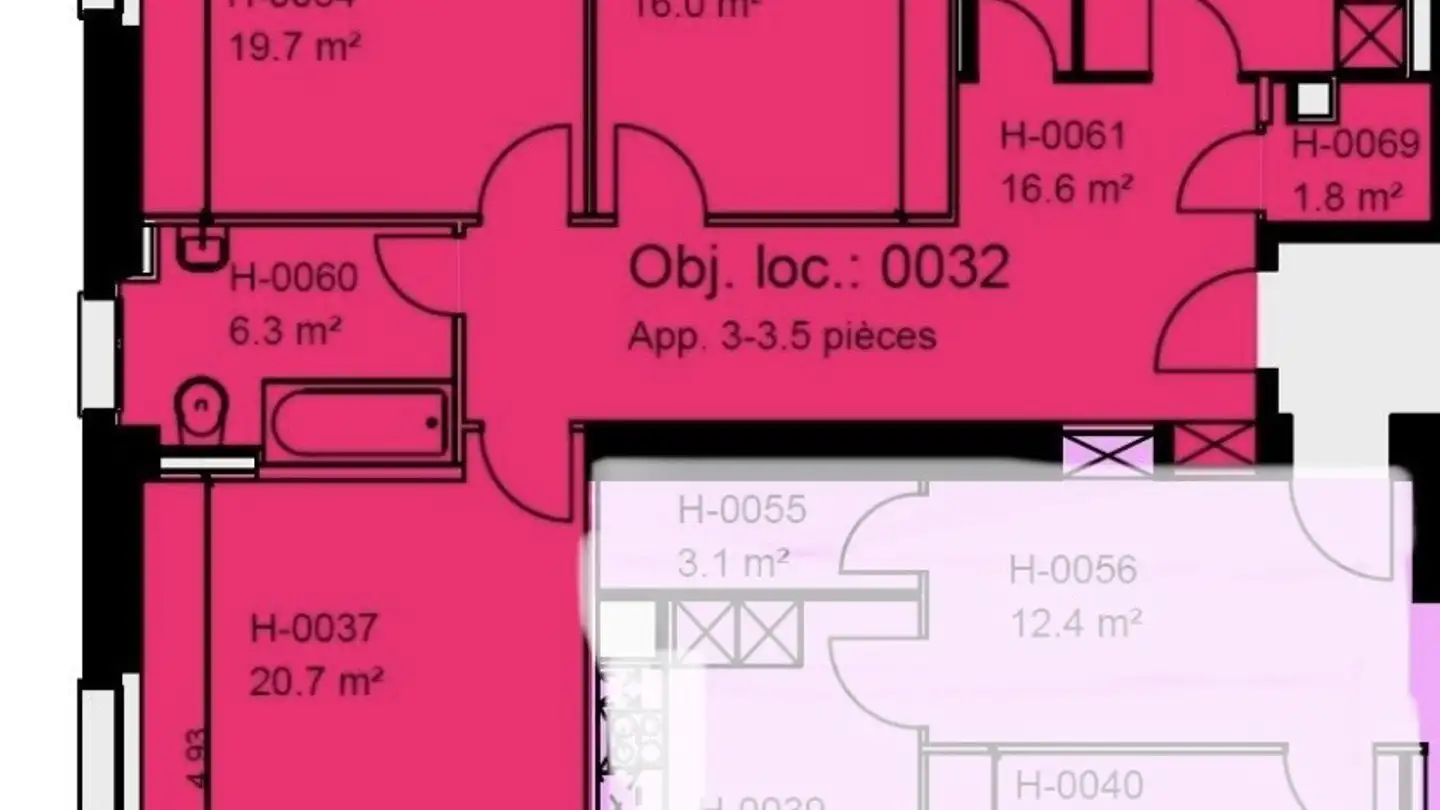 Appartement meublé à louer - Avenue Henri-Druey 19, 1018 Lausanne - Photo 2