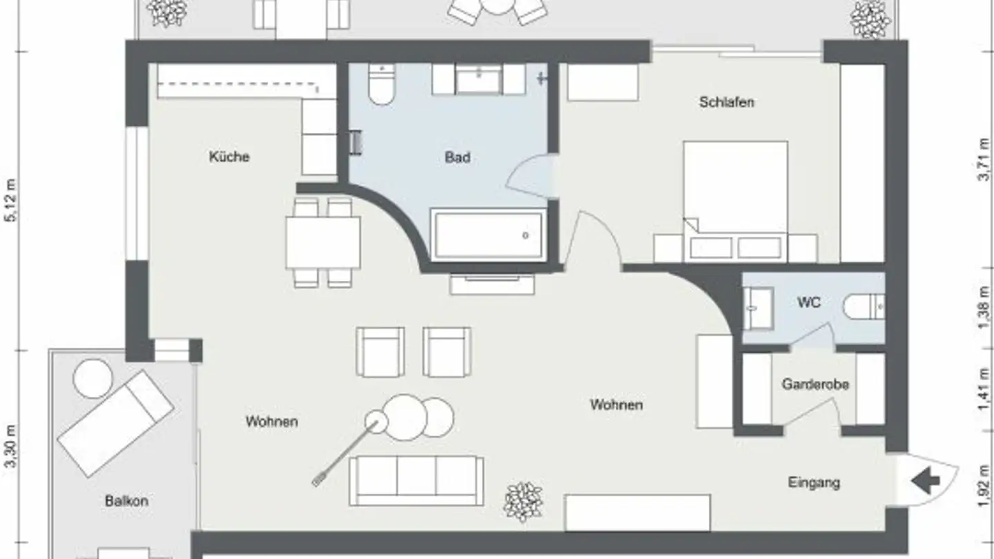 Appartamento in affitto - Via Sempione 4, 6600 Muralto - Foto 3