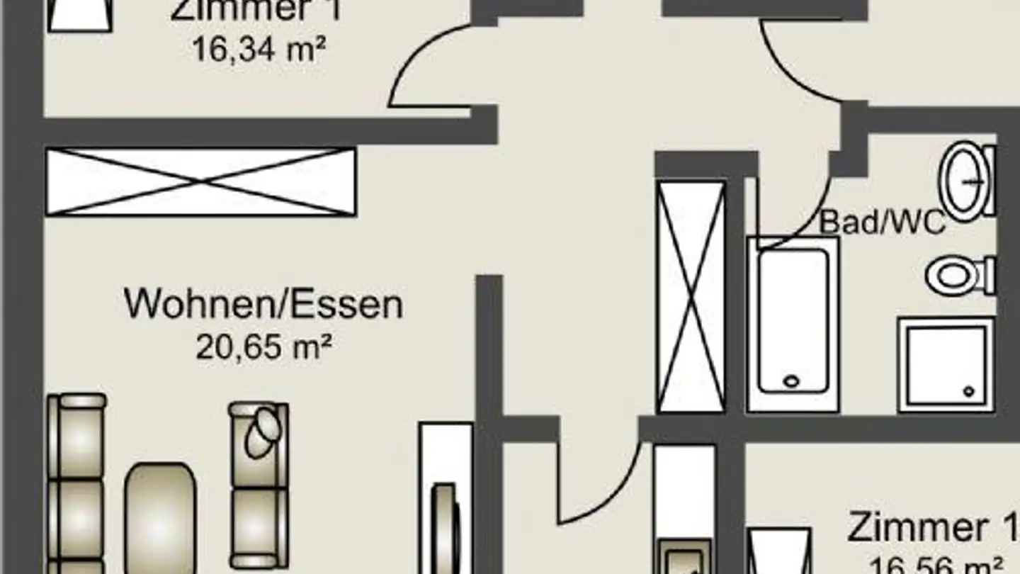 Appartement à louer - Neuhofstrasse 18, 5600 Lenzburg - Photo 2