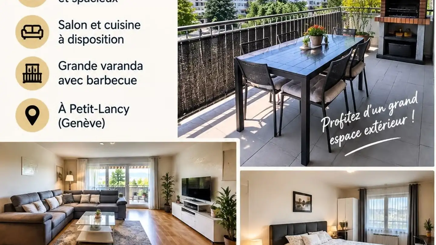 Single room for rent - 1213 Petit-Lancy