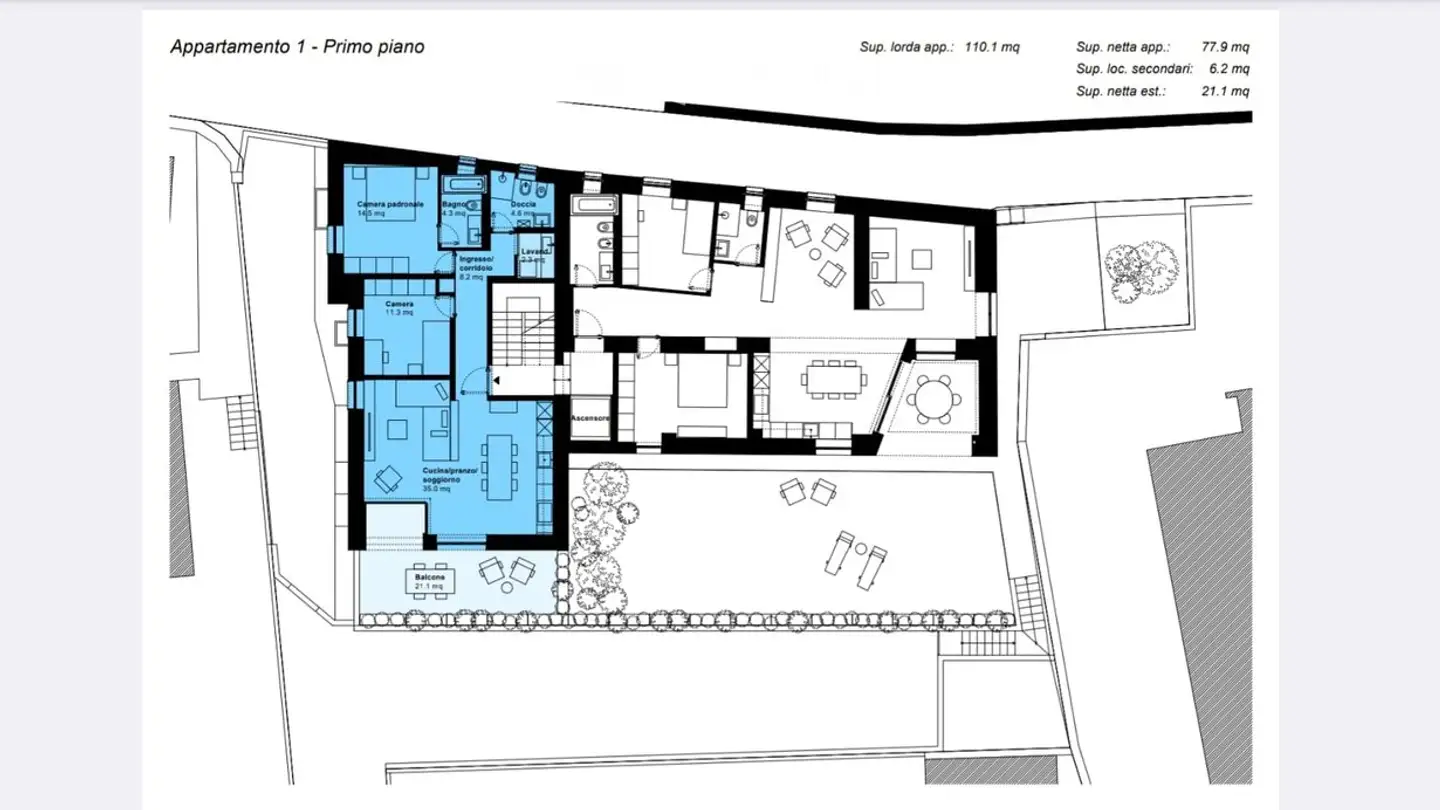 Appartement à louer - 6863 Besazio - Photo 2