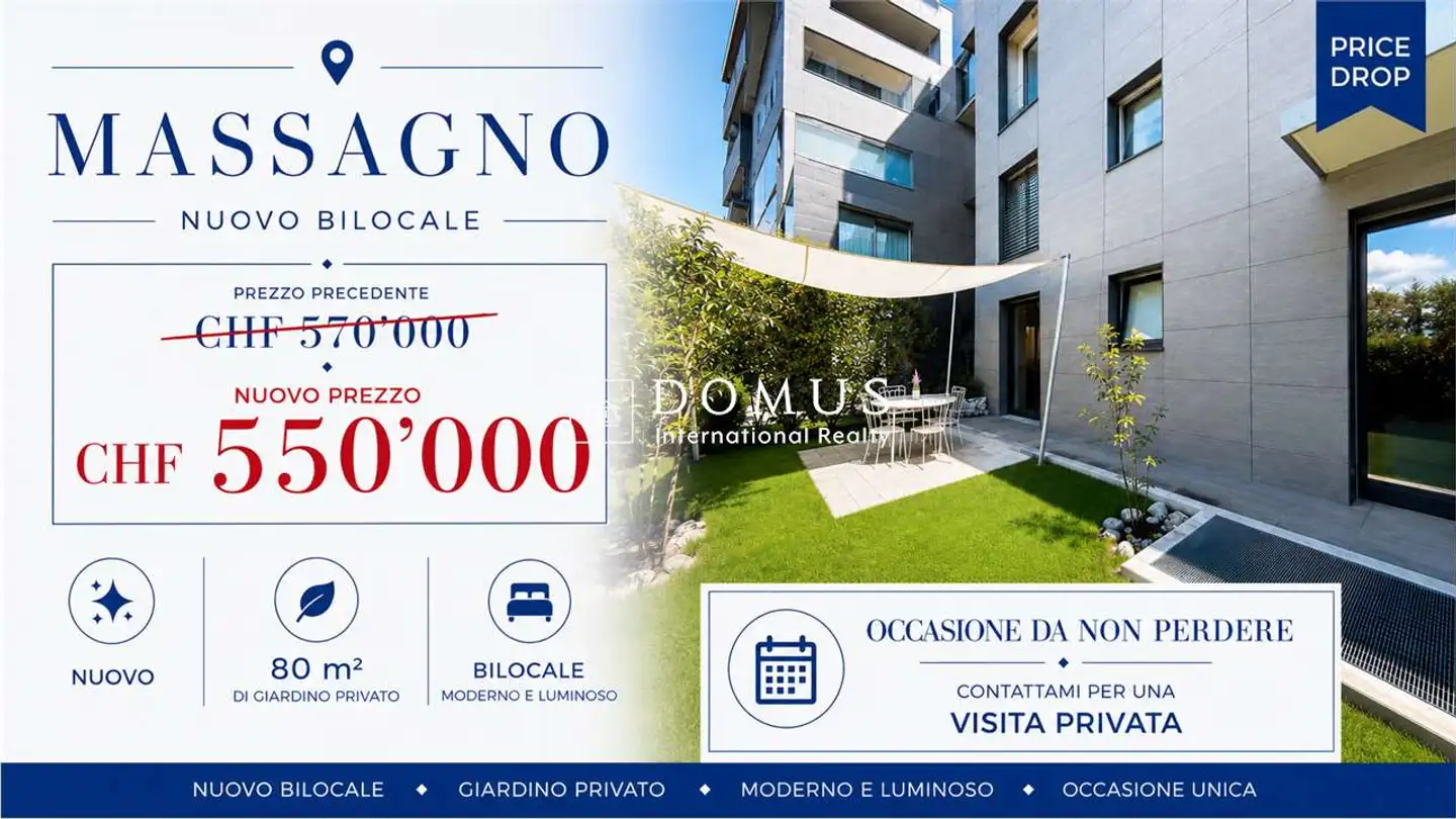Appartement à vendre - Via Povrò 10, 6900 Massagno