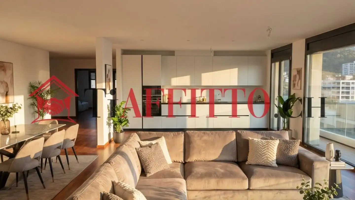Appartamento in affitto - 6900 Paradiso - Foto 2