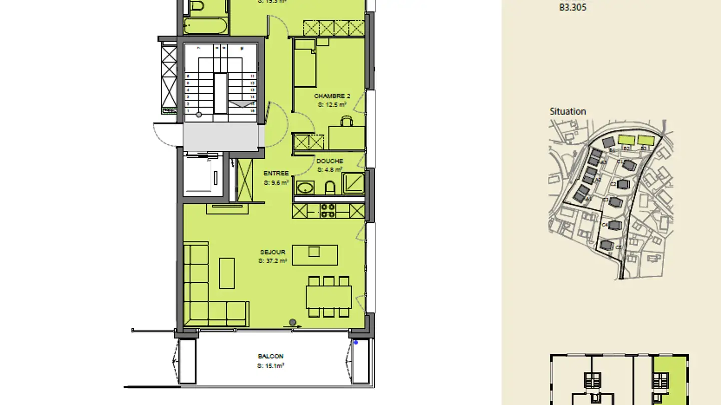 Appartamento in affitto - Chemin De Grandchamp 16, 1806 St-Légier-La Chiésaz - Photo 2